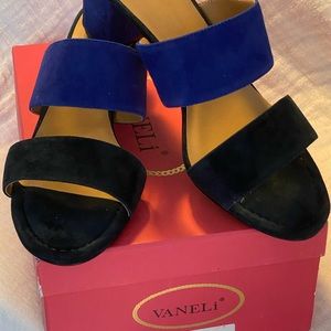 Vaneli Matida Slide Navy/Jordan Blue Sue 11M